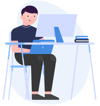 Easy management illustration