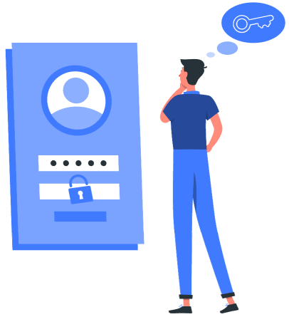 Password recovery illustration
